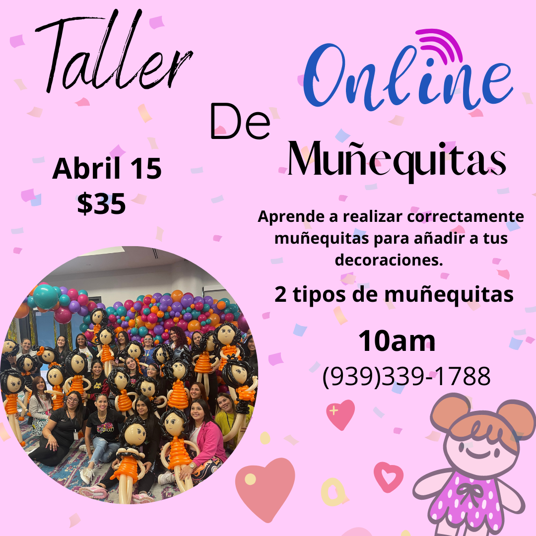 Taller muñequitas online (favor leer descripción)
