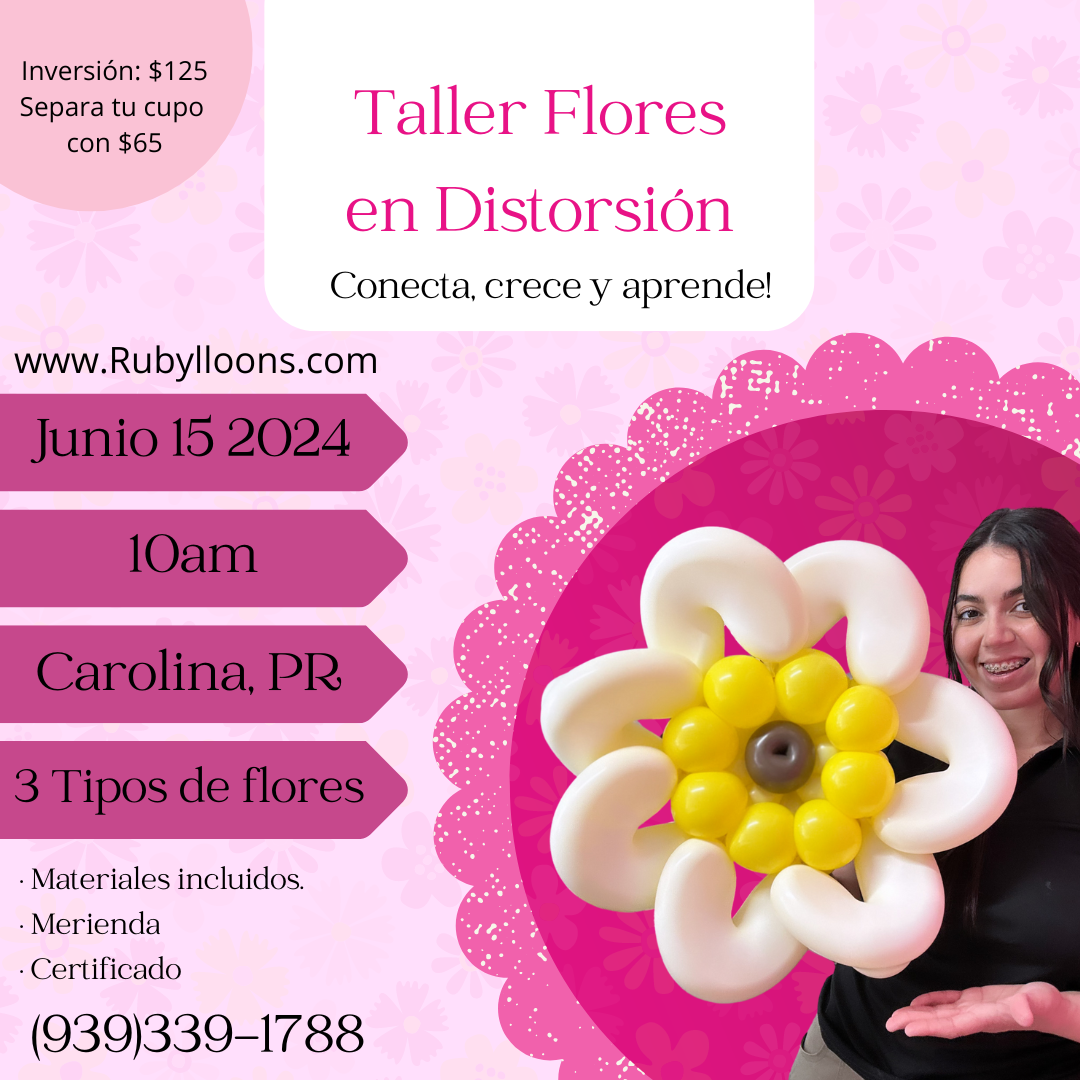 Taller Flores en Distorsion