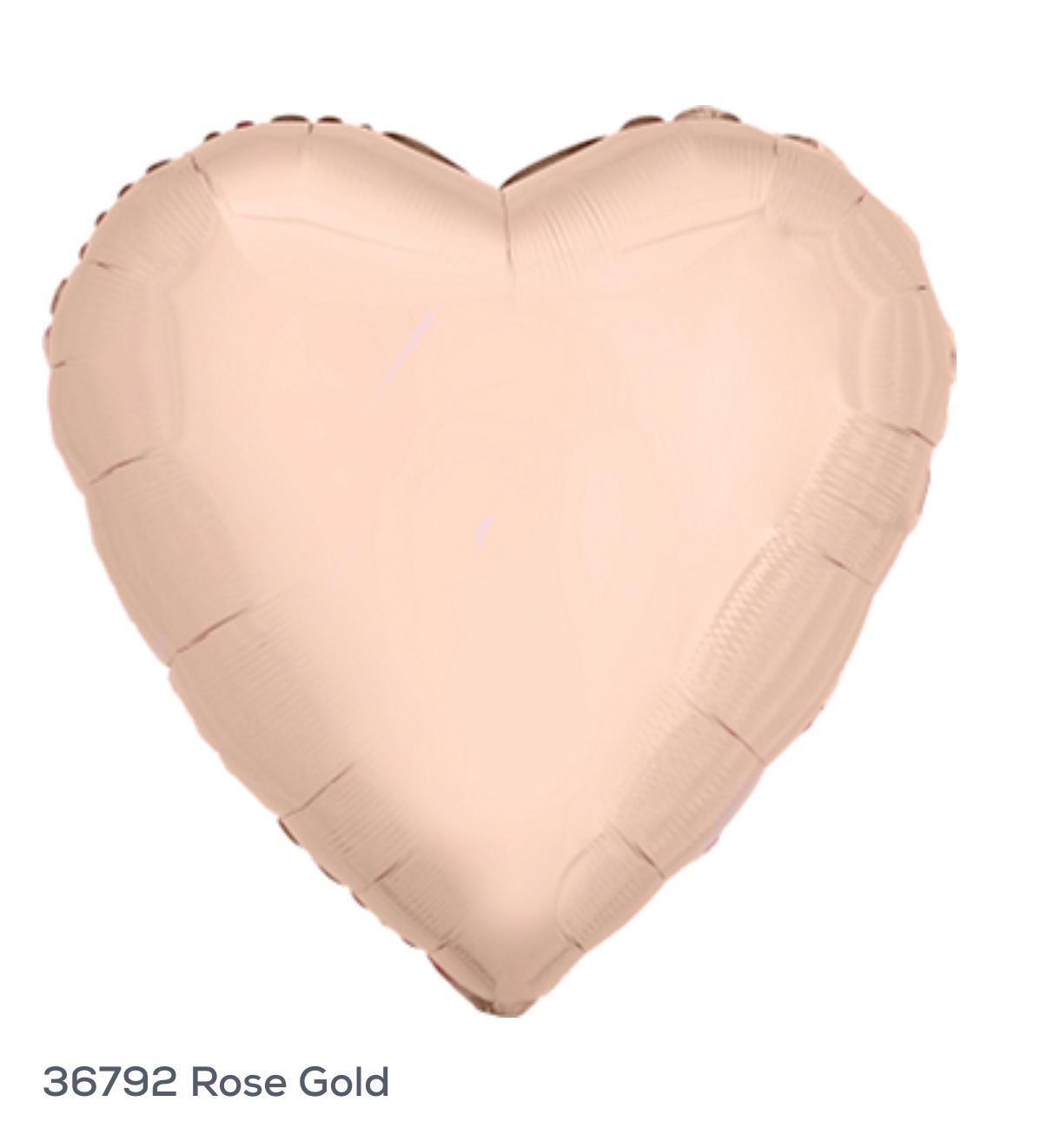 Heart 18" Rose Gold