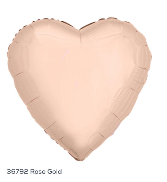 Heart 18" Rose Gold