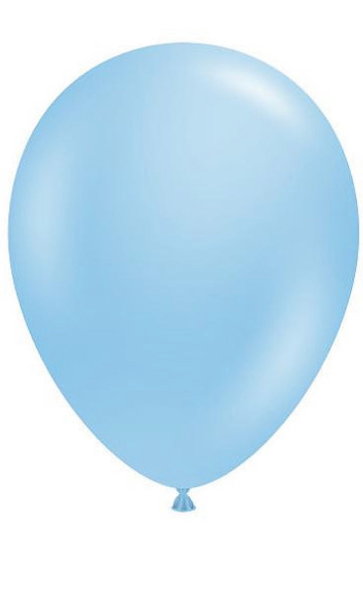 BABY BLUE TUFTEX BALLOON