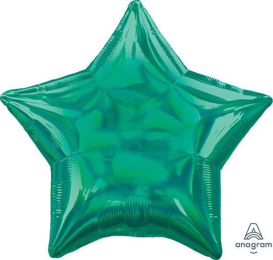 GREEN START FOIL BALLOON 18"