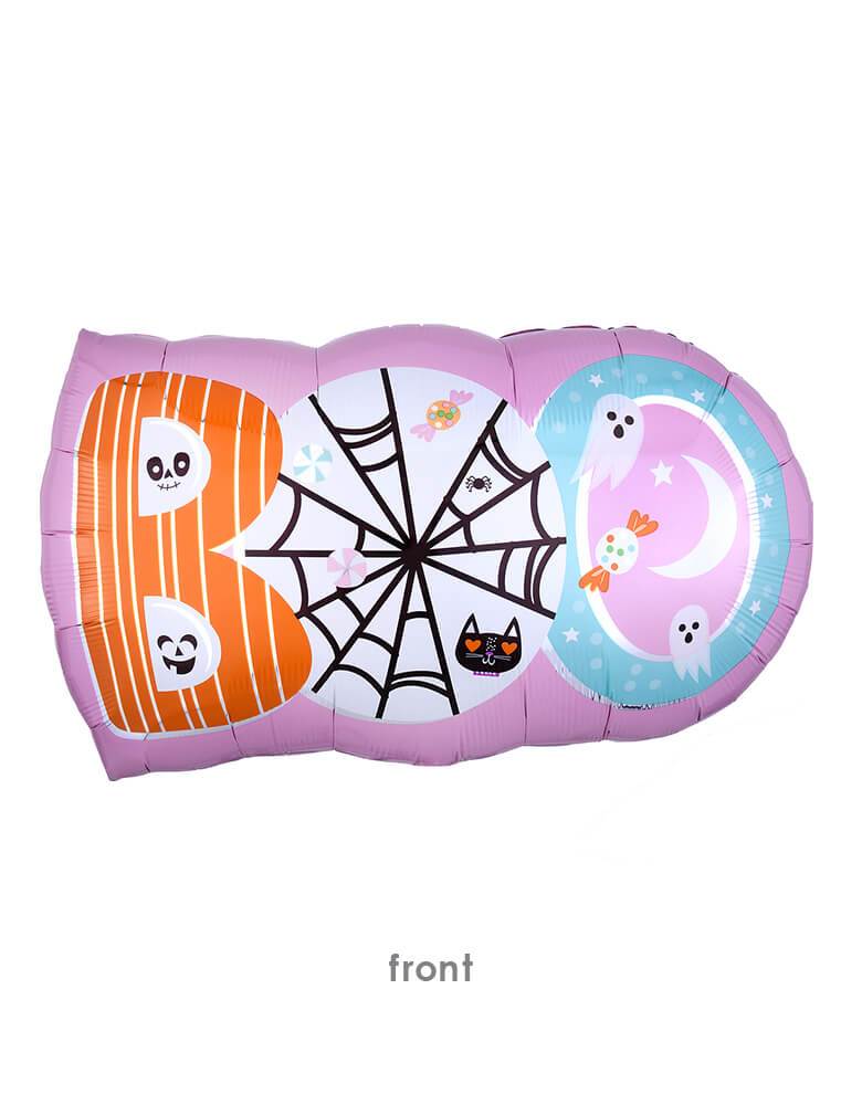 HALLOOWEEN BOO SUPER SHAPE FOIL BALLOON 32"