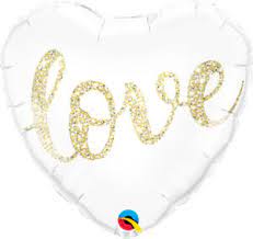 HEART LOVE FOIL BALLOON 18"