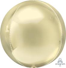 GOLD ORBZ FOIL BALLOON 15"