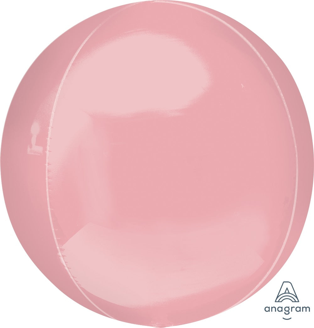 BABY PINK ORBZ FOIL BALLOON 15"