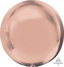 ROSE GOLD ORBZ FOIL BALLOON 15"