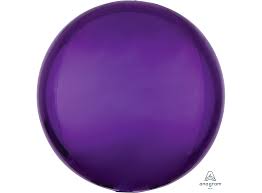 PURPLE ORBZ FIL BALLOON 15"