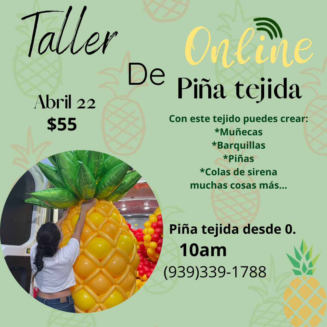 Taller Piña tejida