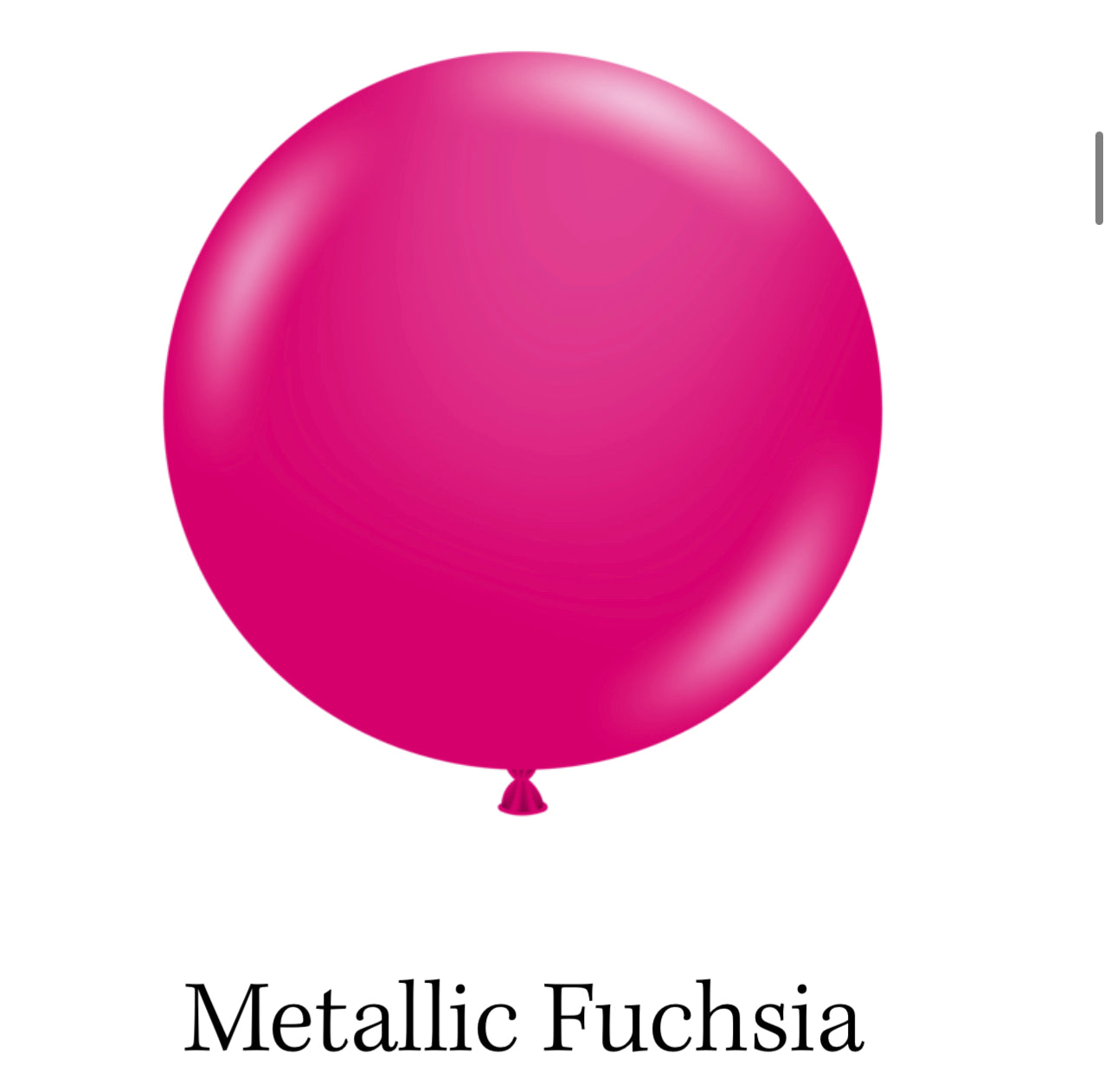 METALLIC FUSCHIA TUFTEX